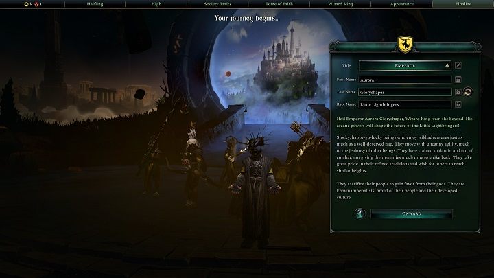 Zwieńczeniem konfiguracji Waszej frakcji będzie nadanie Imienia i Nazwiska Waszemu bohaterowi - Age of Wonders 4: Tworzenie frakcji - Age of Wonders 4 - poradnik do gry
