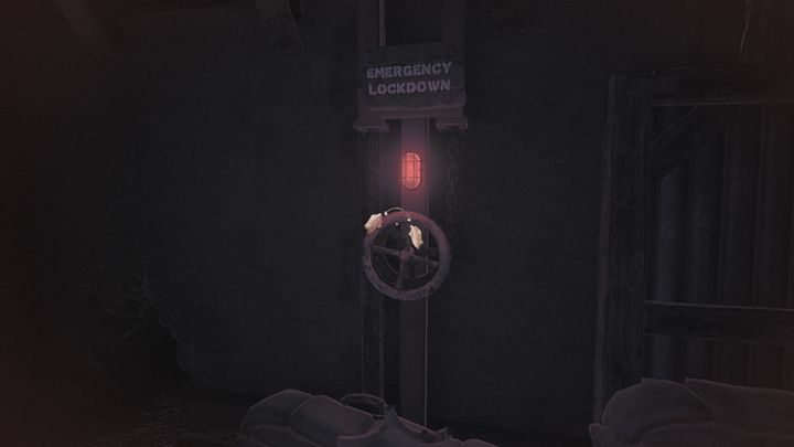 Włóżcie je do Emergency Lockdown a następnie przekręćcie je - Amnesia The Bunker: Opis przejścia - Amnesia The Bunker - poradnik do gry