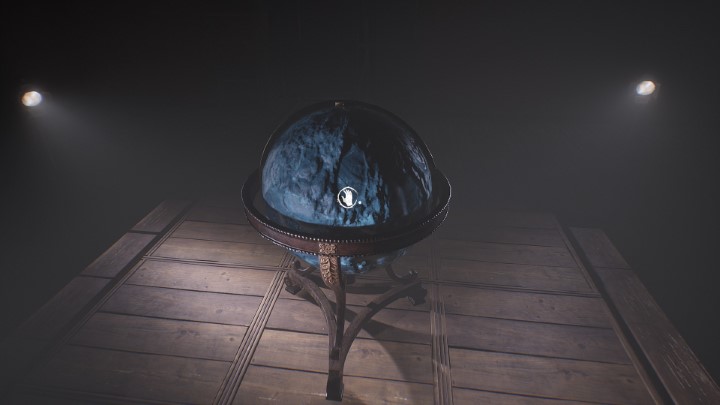 Kiedy traficie na niebieską kulę, wprowadźcie ją w ruch, by aktywować interaktywną sekwencję - Layers of Fear (2023): Historia Aktora opis przejścia - Layers of Fear 3 - poradnik do gry