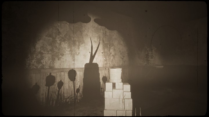 Po każdej akcji wchodźcie w interakcję z doniczką - Layers of Fear (2023): Historia Aktora opis przejścia - Layers of Fear 3 - poradnik do gry