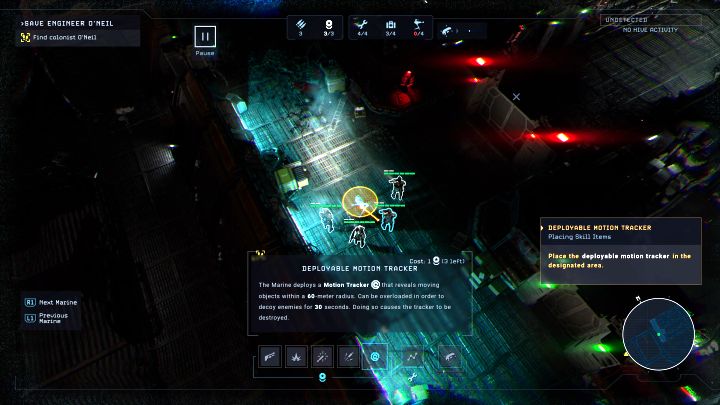 Już w pierwszej misji fabularnej w Dead Hills odblokujecie korzystanie z przenośnego detektora ruchu - Aliens Dark Descent: Jak działa detektor ruchu? - Aliens Dark Descent - poradnik do gry