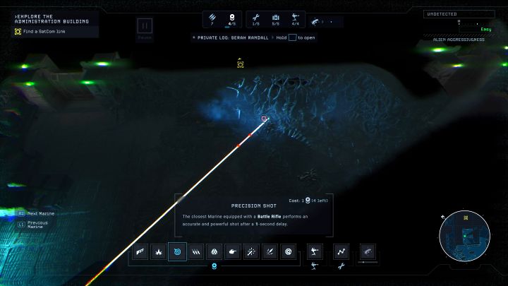 Polecamy używać karabinu snajperskiego do - Aliens Dark Descent: Jak używać snajperki do cichych zabójstw? - Aliens Dark Descent - poradnik do gry