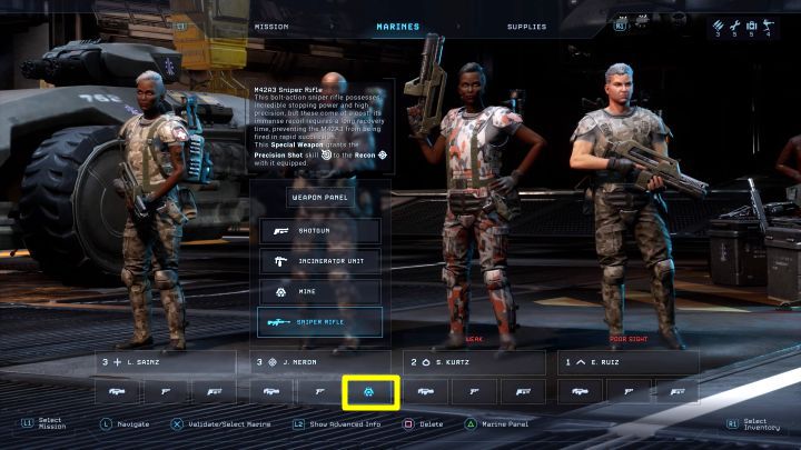 Ostatni krok to przydzielenie snajperki zwiadowcy - Aliens Dark Descent: Jak używać snajperki do cichych zabójstw? - Aliens Dark Descent - poradnik do gry