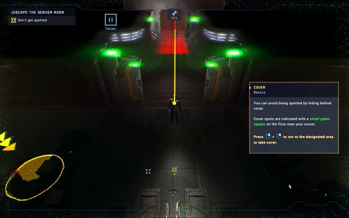 Po ucieczce do serwerowni gra załączy samouczek z podstaw skradania się - Aliens Dark Descent: Jak uciec z serwerowni i unikać ksenomorfa? - Aliens Dark Descent - poradnik do gry