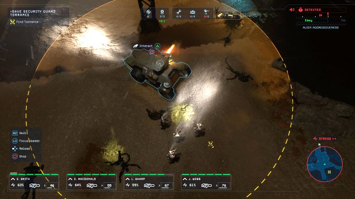 Oprócz wspomnianego ratowania ocalałych ważnym zastosowaniem transportera opancerzonego jest ochrona przed ksenomorfami - Aliens Dark Descent: Transporter zwiadowczy i M577 - Aliens Dark Descent - poradnik do gry