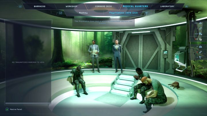 Nabyta trauma nie zniknie dopóki nie poczynicie starań o pozbycie się jej - Aliens Dark Descent: Jak pozbyć się traumy? - Aliens Dark Descent - poradnik do gry