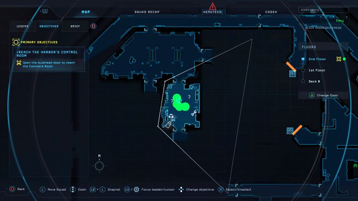 Komentarz: Przykładowe dobre miejsce do zdobycia trofeum jest na drugim piętrze w misji 2 (Berkleys Docks) - pokazują je dołączone obrazki - Aliens Dark Descent: Trofea / Osiągnięcia - lista wszystkich, poradnik trofeowy - Aliens Dark Descent - poradnik do gry