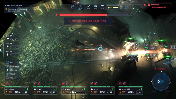 3 - Aliens Dark Descent: Boss Królowa obcych w misji Strefa ewakuacji - Aliens Dark Descent - poradnik do gry