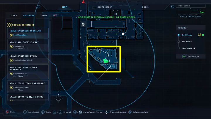 Sekret 1/2 - Płyty chitynowo-kevlarowe - Aliens Dark Descent: Ksenotechnologia - lista sekretów - Aliens Dark Descent - poradnik do gry