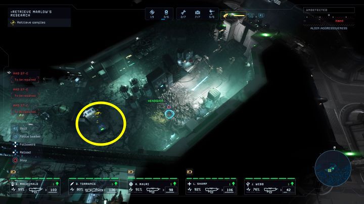 7 - Aliens Dark Descent: Ksenotechnologia - lista sekretów - Aliens Dark Descent - poradnik do gry