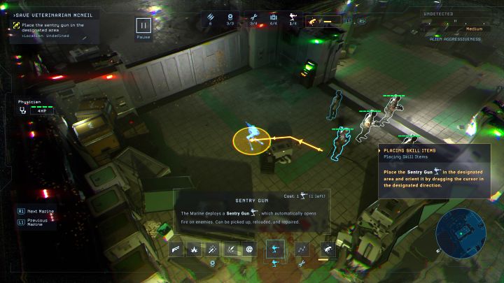 1 - Aliens Dark Descent: Jak obrócić działko strażnicze? - Aliens Dark Descent - poradnik do gry