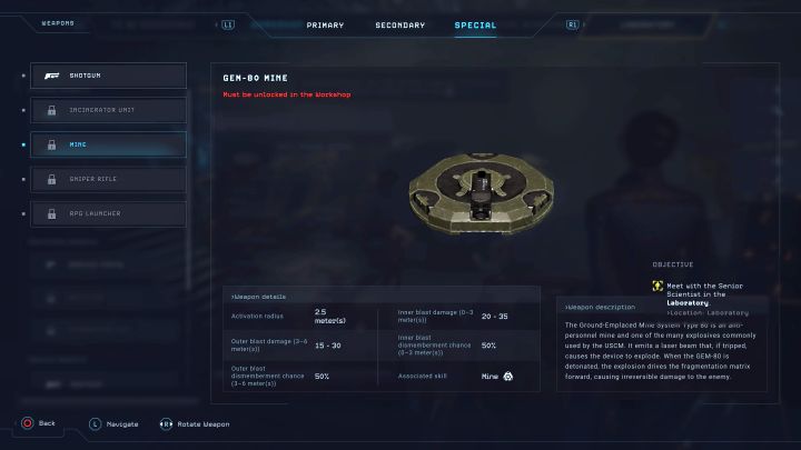 Wymagania: Poziom 2, 100 materiałów - Aliens Dark Descent: Lista najlepszych broni - Aliens Dark Descent - poradnik do gry