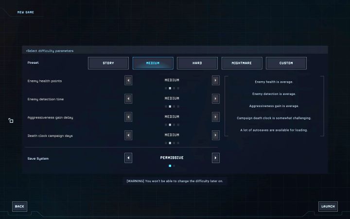 W grze jest 5 głównych ustawień poziomu trudności - Aliens Dark Descent: Wszystkie poziomy trudności - Aliens Dark Descent - poradnik do gry