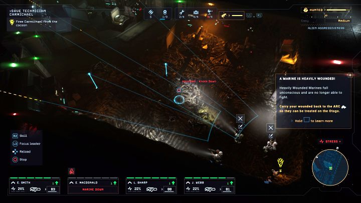 Marines z Waszego oddziału mogą odnosić w misjach mniejsze lub poważniejsze obrażenia, a także zginąć - Aliens Dark Descent: Jak rzadziej ginąć? - Aliens Dark Descent - poradnik do gry