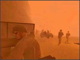 Po kilku chwilach (około minucie) wyjedziecie z obozu - Battle Of Kasserine Pass I (1) | MISJA 1 - Tunisia | MoHAA Breakthrough - Medal of Honor: Allied Assault - Breakthrough - poradnik do gry