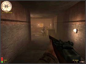 Po otwarciu drzwi przywita Cię kilku wrogich żołnierzy - Battle Of Kasserine Pass I (3) | MISJA 1 - Tunisia | MoHAA Breakthrough - Medal of Honor: Allied Assault - Breakthrough - poradnik do gry