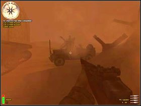 Skieruj się do charakterystycznych, masywnych drzwi - Battle Of Kasserine Pass I (5) | MISJA 1 - Tunisia | MoHAA Breakthrough - Medal of Honor: Allied Assault - Breakthrough - poradnik do gry