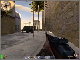 Kieruj się zgodnie ze wskazaniami kompasu - Bizerte Canal (3) | MISJA 3 - Tunisia | MoH Alied Assault Breakthrough - Medal of Honor: Allied Assault - Breakthrough - poradnik do gry