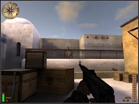 Obróć się w prawo i zabij pierwszych strażników (nadbiegną w 2-3 grupach) - Bizerte Canal (4) | MISJA 3 - Tunisia | MoH Alied Assault Breakthrough - Medal of Honor: Allied Assault - Breakthrough - poradnik do gry