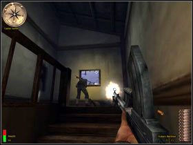Wybiegnij z chatki i skieruj się do domu, w którym poukrywali się wrodzy żołnierze - Gela (2) | MISJA 7 - Sicily | Medal of Honor Alied Assault Breakthrough - Medal of Honor: Allied Assault - Breakthrough - poradnik do gry