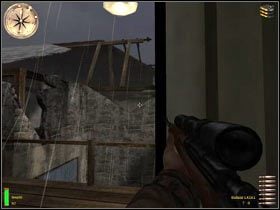 Po dotarciu do widocznego na screenie balkoniku ZATRZYMAJ SIĘ - Monte Cassino II (2) | MISJA 9 - Italy | MoHAA Breakthrough - Medal of Honor: Allied Assault - Breakthrough - poradnik do gry