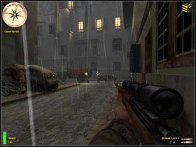 Po dotarciu do końca ulicy zobaczysz niemieckiego oficera wyprowadzającego alianckiego jeńca - Monte Cassino II (2) | MISJA 9 - Italy | MoHAA Breakthrough - Medal of Honor: Allied Assault - Breakthrough - poradnik do gry