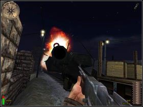 Działa pilnuje kilku dodatkowych wrogów - Anzio (3) | MISJA 10 - Italy | Medal of Honor Alied Assault Breakthrough - Medal of Honor: Allied Assault - Breakthrough - poradnik do gry