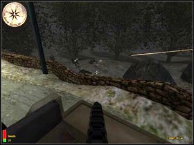 Kiedy będziecie się zbliżać do bunkra (jest z daleka widoczny) obróć działko w lewo i zacznij eliminować żołnierzy, którzy biegną w jego stronę - Monte Battaglia (2) | MISJA 11 - Italy | MoHAA Breakthrough - Medal of Honor: Allied Assault - Breakthrough - poradnik do gry