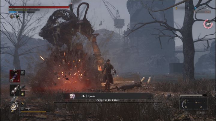 Za pokonanie pojedynczej Marionetki przyszłości otrzymacie 3027 Ergo oraz Kwarc - Lies of P: Jak pokonać bossa Marionetka przyszłości na Bagnie Beznadziei? - Lies of P - poradnik do gry