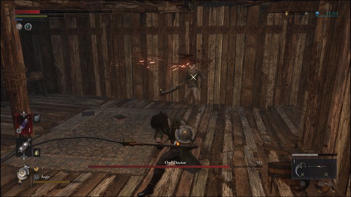 Jeśli będziecie od niego oddaleni i skorzystacie z ogniwa pulsu lub innego przedmiotu użytkowego, najprawdopodobniej wtedy rzuci w Waszą stronę sztyletem - Lies of P: Jak pokonać bossa Sowi doktor? - Lies of P - poradnik do gry