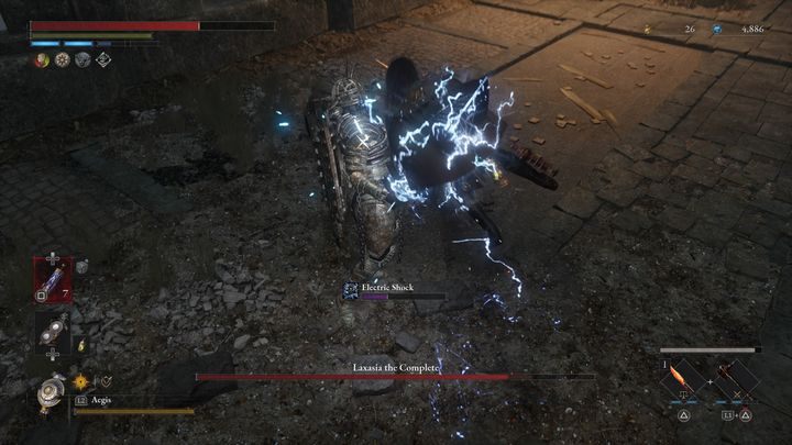 Gdy uda Wam się naładować w pełni pasek otumanienia i naładować mocny atak, nie zbliżajcie się do niej, tylko zachowajcie dystans - Lies of P: Jak pokonać bossa Laxasia Kompletna? - Lies of P - poradnik do gry