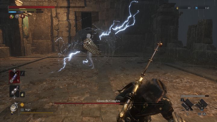 Może się zdarzyć tak, że Wasz atak będzie na tyle silny, że zachwieje równowagą Laxasii Kompletnej - Lies of P: Jak pokonać bossa Laxasia Kompletna? - Lies of P - poradnik do gry