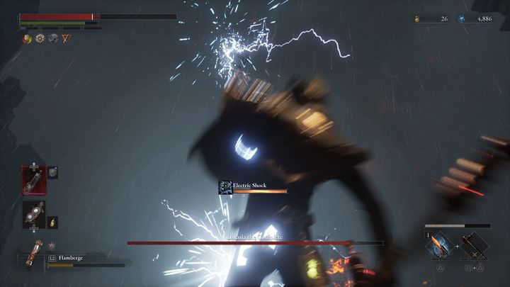 Czasami Laxasia wyskakuje wysoko w powietrze, aby po chwili cisnąć w Was piorunem - Lies of P: Jak pokonać bossa Laxasia Kompletna? - Lies of P - poradnik do gry