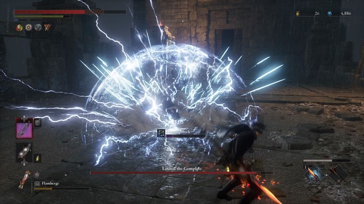 Gdy jej pasek otumanienia się pojawi i wykonacie silny, ładowany atak, zamiast przechodzić do ofensywy, brońcie się przed jej atakami - Lies of P: Jak pokonać bossa Laxasia Kompletna? - Lies of P - poradnik do gry