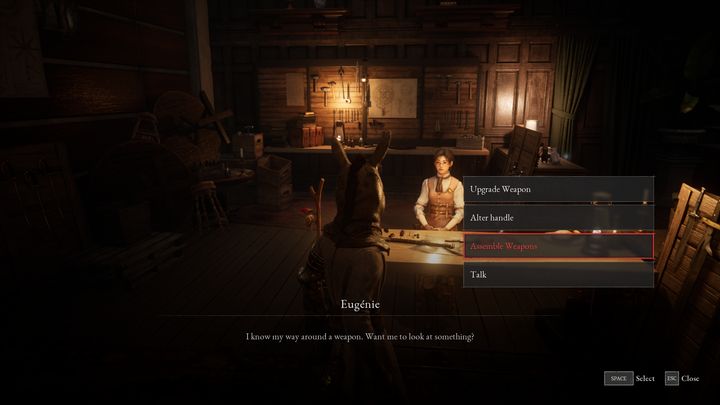 Dzięki temu urządzeniu będziecie mogli skonstruować swój unikalny oręż, łącząc rękojeść oraz głownię z dowolnej broni, którą aktualnie posiadacie - Lies of P: Baśniowy kunszt - Lies of P - poradnik do gry