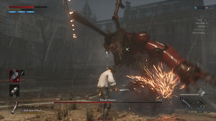 Jeśli boss zaatakuje tak, że jego ciało obróci się o 360 stopni, to uważajcie na kolejne ataki, zwykle wykonuje je 3 razy i są mało czytelne - Lies of P: Jak pokonać bossa Tamburmajor? - Lies of P - poradnik do gry