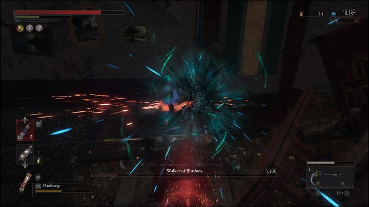 Boss może się oddalić, a po chwili stworzy swoją kopie, która walczy tak samo jak on - Lies of P: Jak pokonać bossa Władcę Iluzji? - Lies of P - poradnik do gry