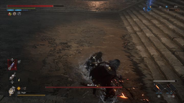 Boss może również czasem wyprowadzić dalekosiężne pchnięcie swoją bronią - Lies of P: Jak pokonać bossa Czarnego kota? - Lies of P - poradnik do gry