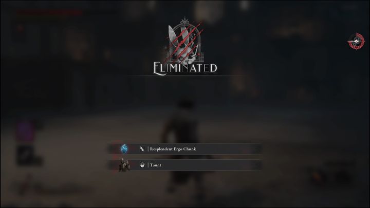 Za pokonanie Najstarszego z Bractwa Czarnych Królików otrzymacie 10180 Ergo, Bryła Olśniewającego Ergo oraz gest Prowokuj - Lies of P: Jak pokonać bossa Najstarszy z Bractwa Czarnych Królików? - Lies of P - poradnik do gry