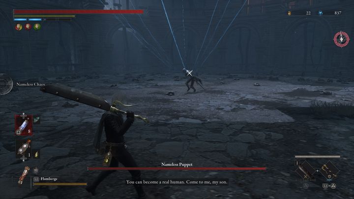 Na arenie początkowo znajdować się będzie Gepetto - Lies of P: Jak pokonać bossa Bezimienna Marionetka? - Lies of P - poradnik do gry