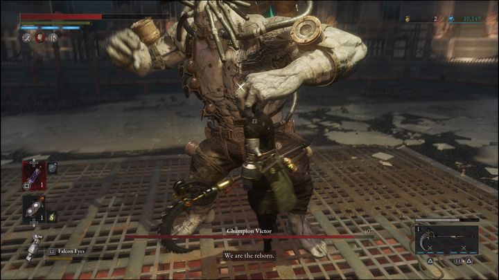 Przed podjęciem walki zaopatrzcie się w broń, która nakłada status przegrzania - Lies of P: Jak pokonać bossa Czempion Victor? - Lies of P - poradnik do gry