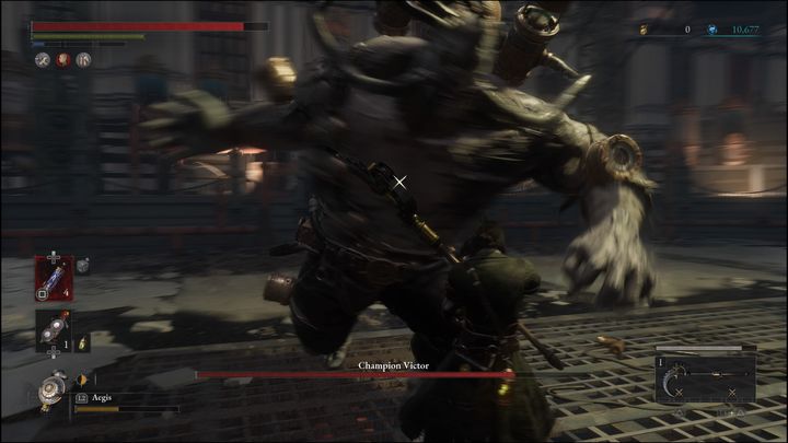 Może zdarzyć się również tak, że boss zacznie prężyć muskuły i śmiać się, co oznacza, że spróbuje Was schwycić - Lies of P: Jak pokonać bossa Czempion Victor? - Lies of P - poradnik do gry