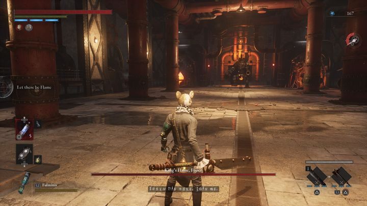W pierwszej kolejności warto wyekwipować części obronne, które dobrze chronią przed obrażeniami od ognia - Lies of P: Jak pokonać bossa Płomień Króla, Fuoco? - Lies of P - poradnik do gry