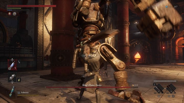 Jeśli korzystacie z broni, która nakłada ogień na wroga, to zrezygnujcie z niej - Lies of P: Jak pokonać bossa Płomień Króla, Fuoco? - Lies of P - poradnik do gry