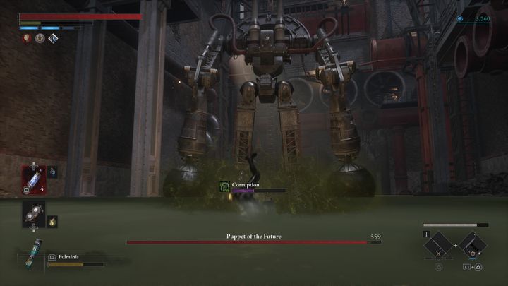 Waszą główną taktyką powinno być zbliżenie się do bossa jak najbliżej nóg - Lies of P: Jak pokonać bossa Marionetka przyszłości? - Lies of P - poradnik do gry