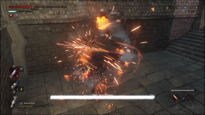 Gdy jego zdrowie zacznie świecić na biało, wykonajcie mocny atak, aby wyprowadzić go z równowagi i ogłuszyć - Lies of P: Jak pokonać bossa Szalona marionetka klaun? - Lies of P - poradnik do gry