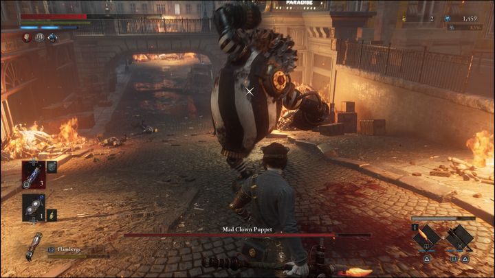 Szalona marionetka klaun często będzie atakować trzykrotnie - Lies of P: Jak pokonać bossa Szalona marionetka klaun? - Lies of P - poradnik do gry