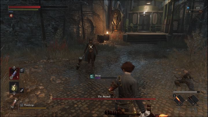 Jeśli korzystacie z broni, która wykonuje szybkie ataki, możecie mieć problem z przełamaniem jej postawy, dlatego zalecamy jedno, szybkie cięcie lub ładowane ataki - Lies of P: Jak pokonać bossa Rozgrzeszona? - Lies of P - poradnik do gry