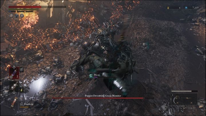 Jednym z najgroźniejszych ataków, jakie mogą Was trafić, jest unikalny chwyt bossa - Lies of P: Jak pokonać bossa Zielonego potwora z bagna / Zielonego potwora marionetkożercę? - Lies of P - poradnik do gry