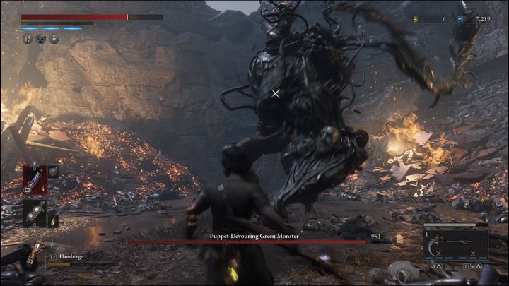 Ostatnim z ataków, jakie może wykonać ten boss jest sekwencja kilku ciosów - Lies of P: Jak pokonać bossa Zielonego potwora z bagna / Zielonego potwora marionetkożercę? - Lies of P - poradnik do gry